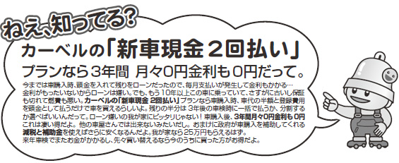 新登場!!ハートプライスゼロ 現金2回払い