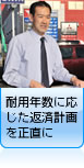 耐用年数に応じた返済計画を正直に。